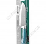 Lazuro Нож сантоку (нержавеющая сталь+пластик) L17,5см.лазурный (12) 