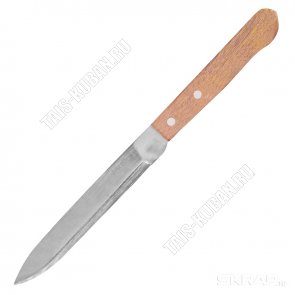 Нож Albero д/овощей 12,5см, нерж.сталь, дер.ручка,блист. (144) 