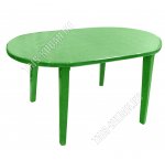 Темно-зеленый Стол овальный (140х80 h71см) (20)