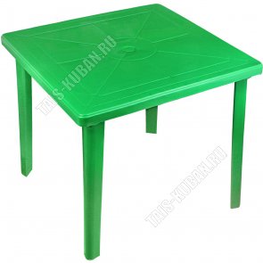 Зеленый Стол квадрат (80х80 h71см) (30) 