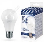 Ergolux ПРОМО-ЛОН E27 15Вт,дневн.6500К,светов.поток 1455Лм (аналог 120Вт обыч.лампы) h109 d60мм (25)