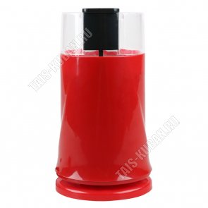 Кофемолка 120Вт 80гр, ножи нержавеющая сталь, пластиковый красный корпус (24) 