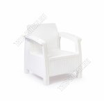 .РОТАНГ белый Кресло (730х70 h790см) (1) Альтернатива 