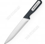 Нож разделочный L20,5см,нержавеющее лезвие пластиковая ручка морская волна,блистер (6)