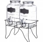 Лимонадница 2шт*4,0л на мет.подставке 