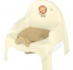 Горшок-кресло, с крышк, крем/беж (31,5х29,5 h34,5см) (10) 