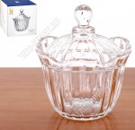 Конфетница с крышкой 0,8л d15 h18см 