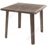 Серо-коричневый Стол квадрат (80х80 h72см) 