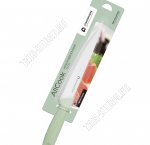 Нож разделочный L19,5см, нержавеющее лезвие, пластиковая ручка пудрово-зеленая (10)