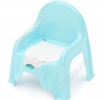 Горшок-кресло детское,  голубой (32х30 h34,5см) (6) 