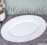 Белье Блюдо овал 30х25см, широкий борт (6)