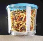 Контейнер для хранения (круглый) 0,63л, б/уп (18)