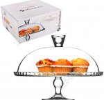 Блюдо для торта на ножке PATISSERIE п/у d32см со стекл.крышкой (1)