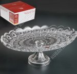 Блюдо д/десерта на ножке 36х23 h13см 