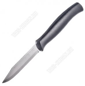 ATHUS черн. Нож 7,5см д/овощей, п/п ручка (12) 