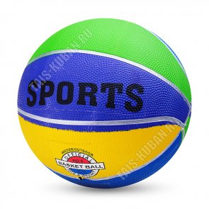 Мяч баскетбол d24см резина 
