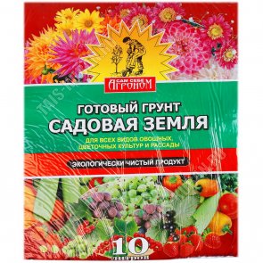 Грунт АГРОНОМ - Садовая земля 10л 