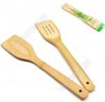 Бамбук Кухонный набор 2предмета (лопатка,лопатка с прорезями)