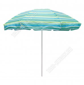 Зонт пляжный d200см, складная штанга h190см 