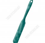 Lazuro Лопатка-нож кулинарная L24см,силикон,пластиковая ручка,лазурный (12) 