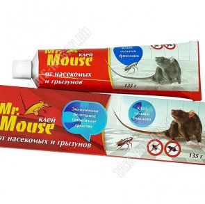 Клей в тубе 135г от/грызунов и насекомых Mr.Mouse (50) 