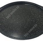 PERFECT Форма для пиццы круг,черная,d35см,h1,5см,2ручки,покрытие с гранитной крошкой Gravell,углеродистая сталь