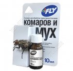 Средство от комаров и мух 10 мл (циперметрин)  (50)