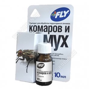 Средство от комаров и мух 10 мл (циперметрин)  (50) 