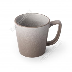 Terre Кружка 360мл (ф.цилиндр) кофейно-серый, б/уп 