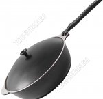 Черный Сковорода-сотейник d26 h7,5см метал.крыш,съемн.ручк,прям борт (4)