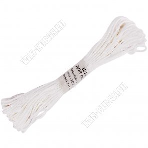 Веревка/шнур полипропилен d2мм (20м) белый 
