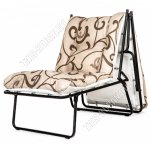 Кровать-кресло мягкое основа ложе ТЕНТ(полипропилен) (1820х520мм) труба d19мм,матрац из поролона h60мм,нагрузка до 120кг 