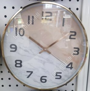 Часы (стекло/пластик) круглые d30см (30) 
