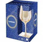 Золотисто-медовый Н-р бокалов 4шт д/вина 160мл п/у (2) Luminarc