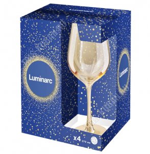 Золотисто-медовый Н-р бокалов 4шт д/вина 160мл п/у (2) Luminarc 