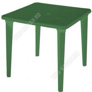 Темно-зеленый Стол квадрат (80х80 h71см) (30) 
