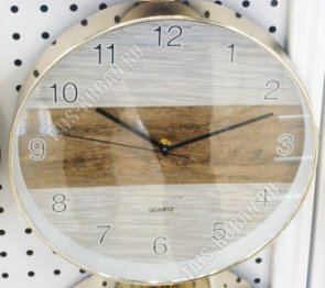 Часы (стекло/пластик) круглые d30см (30) 