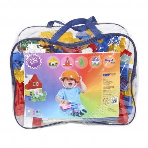 Конструктор детск. на 232шт детали (+3 года) ,уп.пластик.сумка (4) 