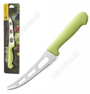 Нож для овощей L9см нержавеющая сталь +пластиковая подрово-розовая ручка блистер (12) 