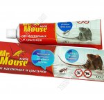 MR.MOUSE Клей 135гр от грызунов,тараканов,запах арахиса