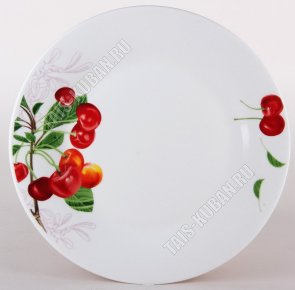 Sweet cherry/Вишня Тарелка плоская d18см (12) 