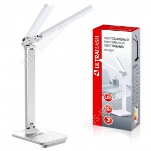 Светильник h31см 12Вт, 2плафона, белый Ultraflash (5) 