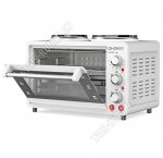 Духовка 26л 1400Вт 2 конфорки (1000/700Вт), 3 режима работы, регулировка t60-250, цвет белый (1)
