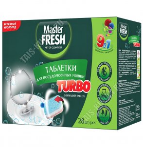Таблетки для посудомоечной машины 28шт 
