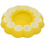 Тарелка для 12 яиц и кулича желт (d26.5 h4см) пластик (4)