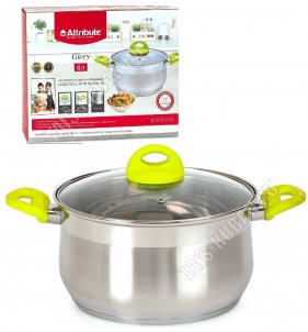 Glory Кастрюля 6,0л d24см (4) 