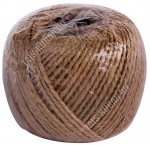 Веревка/шпагат джутовый 2-х ниточ.(100м) d2мм,1120текс (100) 