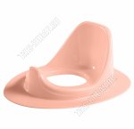 Сиденье-накладка для унитаза, розовый (37х3 спинка h16см) (10)