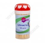 Зубочистки (бамбук) 150шт Wikky (240)