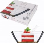 TOKIO п/у Салатник Н-р 4шт 0,75л 16х16см (квадратн) (4)